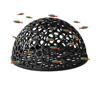 Ynnhik Aquarium Shrimp Cave - Hollow Breeding Shelter, Small Fish Resting Habitat, Betta Hiding Decoration | Saltwater Tank Turtle Ornament For Home Living Room Aquatic Display