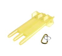 Ynnhik Dart Case with Belt Clip, Dart Case with Soft Tip - Dart Holder | Dart Carry Cases, Dart Cases for Steel Darts, Portable Transparent Dart Wallet with Closure Buckle for All Types, Yellow, see