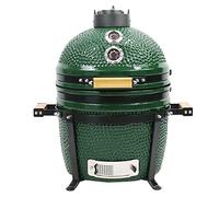 YNNI KAMADO TQ0015GR 15.7" Free Standing Kamado, Grill, GREEN, BBQ, Ceramic, Egg, Smoker, TQ0015GR