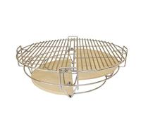 YNNI KAMADO TQDC27 for Grills with External diameter of 27" Grill Divide and Conquer 6 Piece with POT HOLDER Universal TQDC27