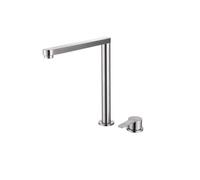 YNNyen Kitchen Tap 304 Stainless Steel Kitchen Sink Faucet, Hidden Lifting Folding Kitchen Faucet Hot and Cold Mixed Water Tap(Nickel)