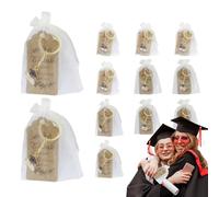 YNPQTDS 2025 Graduation Ceremony Keychain, 2025 Graduation Keychain, 2025 Graduation Keychain, 12 Pieces Charms Favourite Bag Party for College High School University Graduation Gifts Decoration