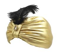 YNPQTDS Arabian Hat | Arabian Role Play Hat With Rhinestone | Gold Dress Up Headwear for Teens Adults Performance Historical Reenactment Theater Production Role Play