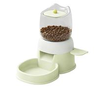 YNPQTDS Automatic Cat Dispenser - 2L Press Design Food Container | Dry Kibble Dispenser | for Home, Office, Outdoor, Garden, Indoor Patio