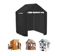 YNPQTDS Backyard Playhouse Cover | Waterproof Protective Cover - All-Weather Protector, 420D Oxford Fabric for Garden Cottage