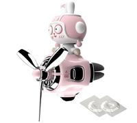YNPQTDS Car Air Freshener Vent Car Perfume Diffuser Level - Bunny Pilot Aromatherapy Fragrance Diffuser, Cartoon Automotive Air Outlet Fan Decoration, Propeller of the