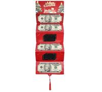YNPQTDS Christmas Cash Envelopes | Seasonal Organizer with 7 Slots, Money & Card Gift Pouches | for Daughter Son Girlfriend Meetings Travel Under the Tree Bedside