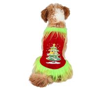 YNPQTDS Christmas Clothes for Dogs, Cute Clothing - Dog Outfit with Christmas Tree Pattern, for Puppies, Winter Party, Decoration, Christmas Time