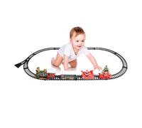 YNPQTDS Christmas Electric Train Set | Electric Locomotive Train with Track | Track Toy with Lights and Sound for under Christmas Tree Boy Kids Holiday Birthday Family Activity Decor