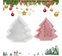 YNPQTDS Christmas Tree Mould | Soap Making Tool, Christmas Tree Resin Mould, for Adults, Children, Parties, Table Centerpiece, Food Kitchen, Small Objects