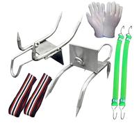 YNPQTDS Climbing Crampons - Climbing Gear Tree Claws for Cats | Anti-Slip Gear Adjustable Strap for Forest Work and Harvesting