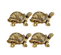 YNPQTDS Copper Disc for the Bird Bath - 4 Pieces in Turtle Shape - Copper Disc for Bird Bath - For Winter Cleaning with Water for Garden Outdoor Use