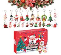 YNPQTDS Countdown Calendar,Advent Countdown Calendar - Holiday Collection Cartoon Keychains for Travel Bedroom Workplace Living Room Home Birthday Daily Kids Family Friends