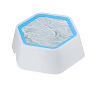 YNPQTDS Dog bowl, splash-proof drinking bowl with leak protection, non-slip bowl with splash guard for hanging drinkers outdoors