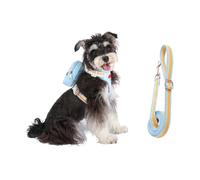 YNPQTDS Dog Harness - Adjustable Breathable Pet Accessories, Puppy Harness Set with Lead - For Daily Outdoor Activities such as Walking and Shopping with the Puppy