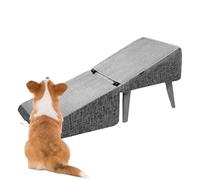 YNPQTDS Dog Ramp Bed Ramp For Dogs Pet Step Split Puppy Stairs Foldable Dog Steps Stairs Wood Cotton And Linen For Small Medium Dogs And Cats