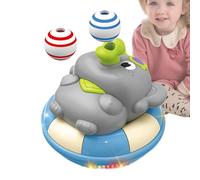 YNPQTDS Electric Toy Light up, Blowing Ball Electric Sound Toy Light up, Interactive Game, Rotating Frog Elephant for Over 3 Years Old Preschoolers Girls Boys
