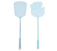 YNPQTDS Flys Swatters 2 Pieces Manual Fly Swats 49.5x13.5 Cm Long Handle Fly Swat Pp Powerful Swatter Handle Swat Pest Control For Wasps Moths And Flying for Outdoor and Indoor