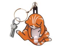YNPQTDS Funny Cat Keychain - Cat Play with Its Rotating Balls Funny Pendant Bag Charm | Cute Key Chain for Commuting Travel, Backpack Purse Bag Charm Birthday Christmas Party Favors