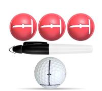 YNPQTDS Golf Ball Line Marker Tool | Professional Precision Ball Liner with Pen | Golf Line Marker Alignment Tool - for Players Women Men Adults Enthusiasts Beginners