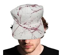 YNPQTDS Halloween Baseball Hat | Breathable Toe Cap - Blood Stained Accessory for Cycling Fishing Haunted House Festive Events