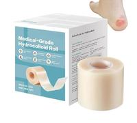 YNPQTDS Hydrocolloid Bandage Roll - 5 Metre Hydrocolloid Plaster Wound Care Cuttable Tape for Face Body Burns Everyday Gym Training Outdoor Activities