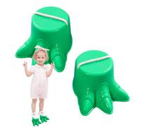 YNPQTDS Kids Walking Stilts, Active Kids Toys Children Walking Stilts Toy | Balancing Classic Picnic Game Set, Anti-Slip Dinosaur Foot Shape Stilt Cup Toys for