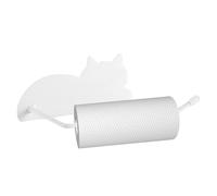 YNPQTDS Kitchen Roll Holder, Kitchen Roll Holder, Storage Shelf with Cat Design for Mounting in Guest Apartment on the Fridge and Travel House