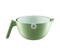 YNPQTDS Kitchen Strainer Sink, Multifunctional 2-Tier Sink Basket, Splash-proof Rotating Strainer Basket for Draining Washing Rice Salad Kitchen Dorm Student Apartment Kitchen