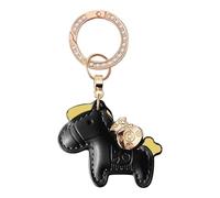 YNPQTDS Leather Keychain | 2026 Chinese New Year Cute Decor,Chinese Leather Keychain Horse Decor,for Spring Festival Travel Car Backpack Party Favors Family Adults Kids Women Men Girls Boys