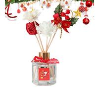 YNPQTDS Long Lasting Holiday Reed Diffuser, Natural Holiday Reed Diffuser, Christmas Scented Reed Diffuser, 50ml Christmas Fragrance Oil, Reed Diffuser Christmas Scent, Christmas Scent Diffuser