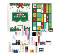 YNPQTDS Make-Up Advent Calendar 2025, 24-Day Christmas Advent Calendar 2025, Holidays Teenage Girls Makeup Set Calendar for Holidays Valentine's Day Birthday Girls Women Wife Mother