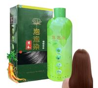 YNPQTDS Natural Looking Hair Color Shampoo, Bubble Plant Hair Dye Shampoo, Hair Dye Shampoo, HerbalBubble Gray Hair Dye Shampoo, NaturalHerbal Extract For White Hair Color Bubble Dye