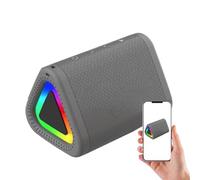 YNPQTDS Outdoor Speaker, Compact Wireless Retro Speaker with Touch Control, Durable Battery Life and Brightness Control for Office, Camping, Home, On the Go