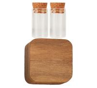 YNPQTDS Pet Keepsake Box, Dog Hair Teeth Remembrance Box, Glass Bottle Storage Cat Lovers Collection for Ashes Teeth Nails Beard Rabbit Parrot