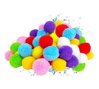 YNPQTDS Reusable Water Sponge Balls, 8 Colors, 60 Pieces, 25x23x10cm, Fun Soft Colorful Soakers, Highly Absorbent Water Bombs Ball, for Kids Children Outdoor Lawn Beach Pool Garden Grass Park