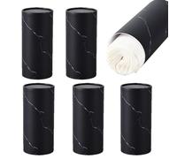 YNPQTDS Round Tissue Boxes For Car, 6 Canisters/300 Tissues Car Tissue Holder - Car Tissues Cylinder, Tissue Holder For Travel Tissues For Car Cup Holder, Refill Car Tissue Box Round Container