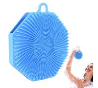 YNPQTDS Silicone Body Scrubber - Silicone Bath Scrubber for Body - Gentle Bathing Accessories, Skin Exfoliator, Scalp Massager, Shower Sponges for All Kinds of Skin