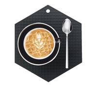 YNPQTDS Silicone Coasters for Hot Food and Dishes Durable and Non-Slip Underlay for the Dining Table Insulated Coasters for Bowls, Teapots, Drinks, Crockery, Utensils