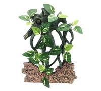 YNPQTDS Snake Tank, Branches for Reptiles - Living Tree Branch Reptile with Leaves - Snake Terrarium - Lizard Tank Accessories for Amphibian Gargoyle Geckos Frogs