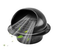 YNPQTDS Soffit Exhaust Vent - 100/150mm Soffit Vents Cover with Fly Screen Mesh - Replacement Parts for Living Room Bedroom Kitchen Bathroom Garage Basement Warehouses Ceiling
