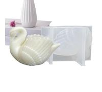 YNPQTDS Swan Resin Mould, Silicone Moulds for Candle Making - Silicone Non-Stable Candle Mould, Portable Craft Representations, Flexible Casting Mould for Home Decoration, a Candlelight Dinner