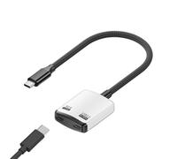 YNPQTDS Type-C Adapter | Stable Connection Plug & Play, Audio Converter Cable for Games | for Living Room, Bedroom, College Dorm, Home, Apartment, Men, Teenagers, Friends, Adults
