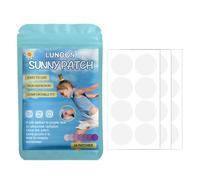 YNPQTDS UV Detection Surfaces, UV Stickers for Sunscreen, Colour Change Reminder, UV Detection, Transparent Thin Patch, Must Have Had for Outdoor Travel