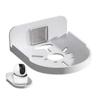 YNPQTDS Wall Mount Bracket for Dome Security Camera, Anti Rust Metal Ring Camera Bracket, Adhesive Security Camera Shelf, Wall Mount Bracket for Camera, Wall Mount L Type Camera Bracket