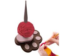YNPQTDS Yarn Roller | Cute Cat Paw Shape Weaving Ball Winders,Cat Paw Design Manual Thread Holder for Weaving Tufting Crafting Crocheting Embroidery Beginner Women Men Professional