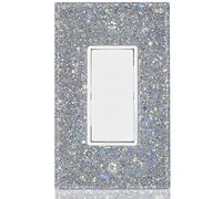 YNQIZKI Light Switch/Outlet Cover, Deep Silver, 1-Gang Rocker 5.10"x3.15"
