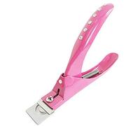 YNR 3 Way Acrylic Nail Clipper UV Gel False Fake Nail Cutter Professional Salon & Manicure Art Tool (Pink/Diamonds)