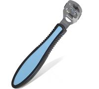 YNR Callus Remover for Feet - Foot File Corn & Callus Remover, Pedicure Tool Includes 10 Replacement Heads, Heel Scrubber & Scraper, Corn Remover for Feet | (Black & Blue)