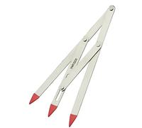YNR Eyebrow Ruler Golden Ratio Eyebrow Measuring Ruler Eyebrow Caliper, Flexible Removable Ruler, Semi Permanent Eyebrow Tattoo Designing Shaping Tools, Makeup Measure Tool (Red)